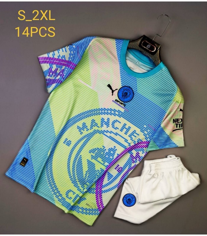 کیت و شورت کانسپت منچسترسیتی Manchester city Concept Kit 2022/23 With Short Colorful
