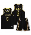 ست رکابی و شورت بسکتبالی لیکرز Lakers 2023 Jersey Black