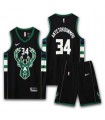 ست رکابی و شورت بسکتبالی میلواکی Milwaukee jersey 2023 Black