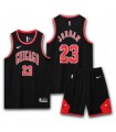 ست رکابی و شورت بسکتبالی شیکاگو Chicago 2023 Jersey Black