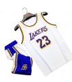 ست رکابی و شورت بسکتبالی لیکرز Lakers 2023 Jersey White