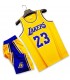 ست رکابی و شورت بسکتبالی لیکرز Lakers 2023 Jersey Yellow