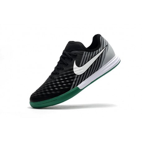 کفش فوتسال نایک مدل Nike MagistaX Finale II IC Black Grey Green