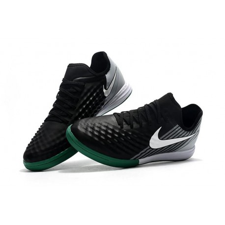 کفش فوتسال نایک مدل Nike MagistaX Finale II IC Black Grey Green