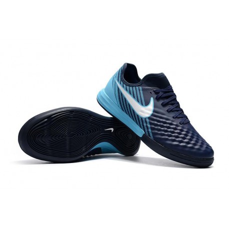 کفش فوتسال نایک مدل Nike MagistaX Finale II IC Blue White Blue