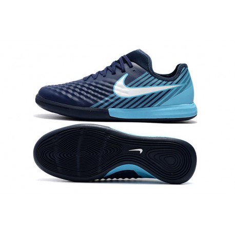 کفش فوتسال نایک مدل Nike MagistaX Finale II IC Blue White Blue