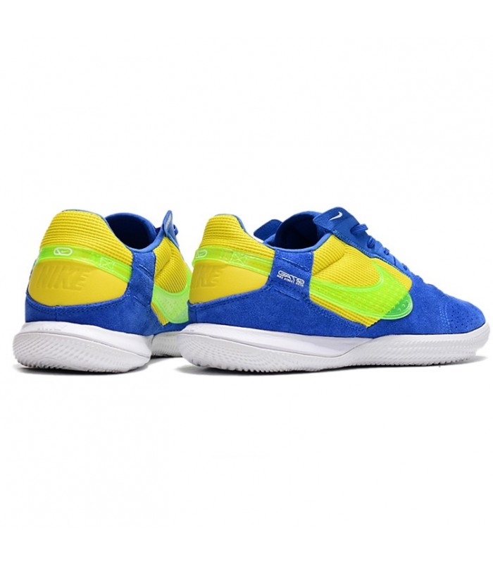 کفش فوتسال نایک استریت گتو Nike Street Gato Blue Yellow Green