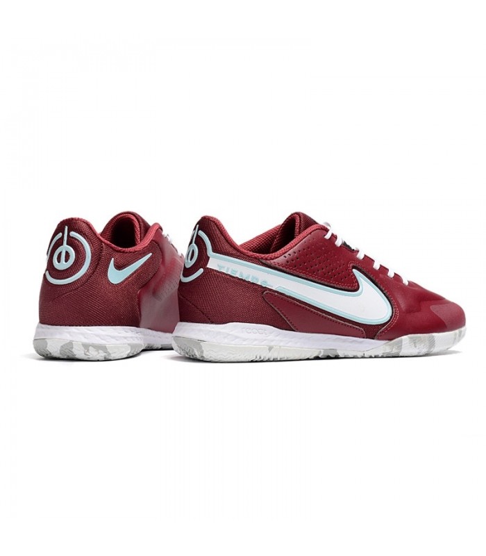 کفش فوتسال نایک تمپو لجند Nike React Tiempo Legend 9 Pro IC Red Grey