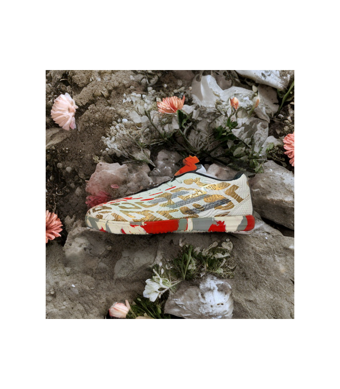 کفش فوتسال طرح آدیداس توتال Adidas Total IC White Grey Red