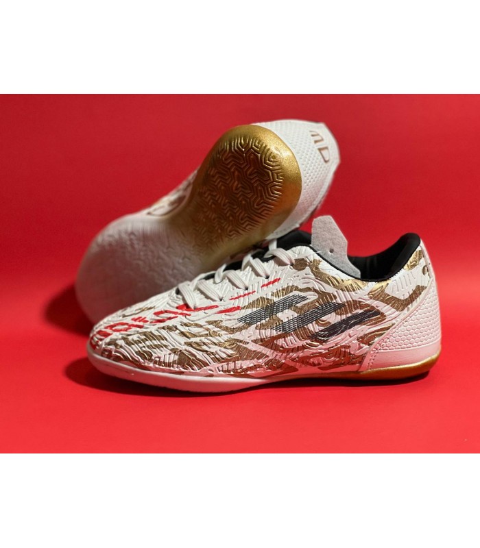 کفش فوتسال طرح آدیداس توتال Adidas Total IC White Grey Red