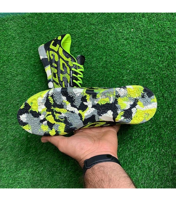 کفش فوتسال طرح آدیداس توتال Adidas Total IC Black Green