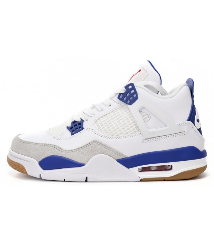 کفش پیاده روی اِیر جُردن Air Jordan 4 White Royal Blue Gum