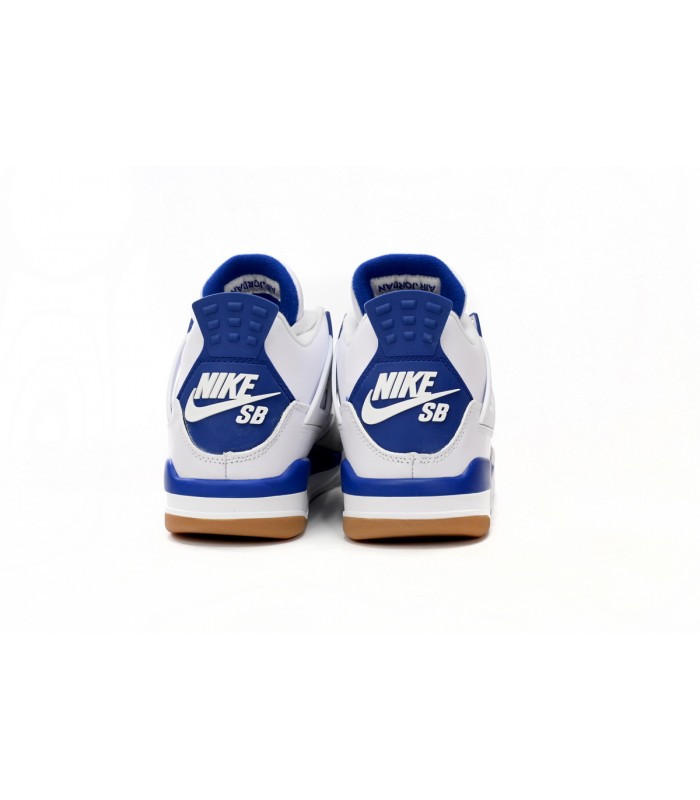 کفش پیاده روی اِیر جُردن Air Jordan 4 White Royal Blue Gum