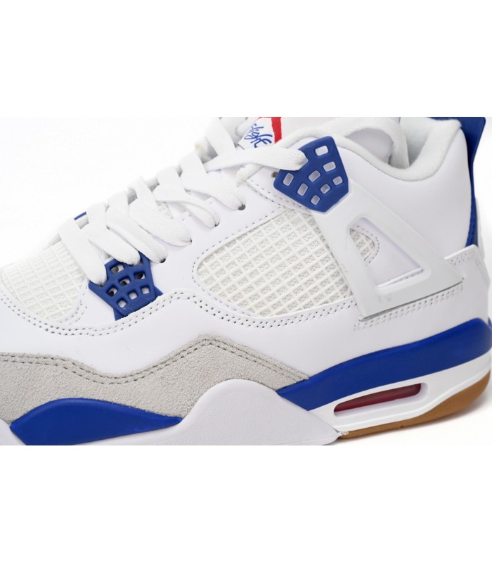 کفش پیاده روی اِیر جُردن Air Jordan 4 White Royal Blue Gum
