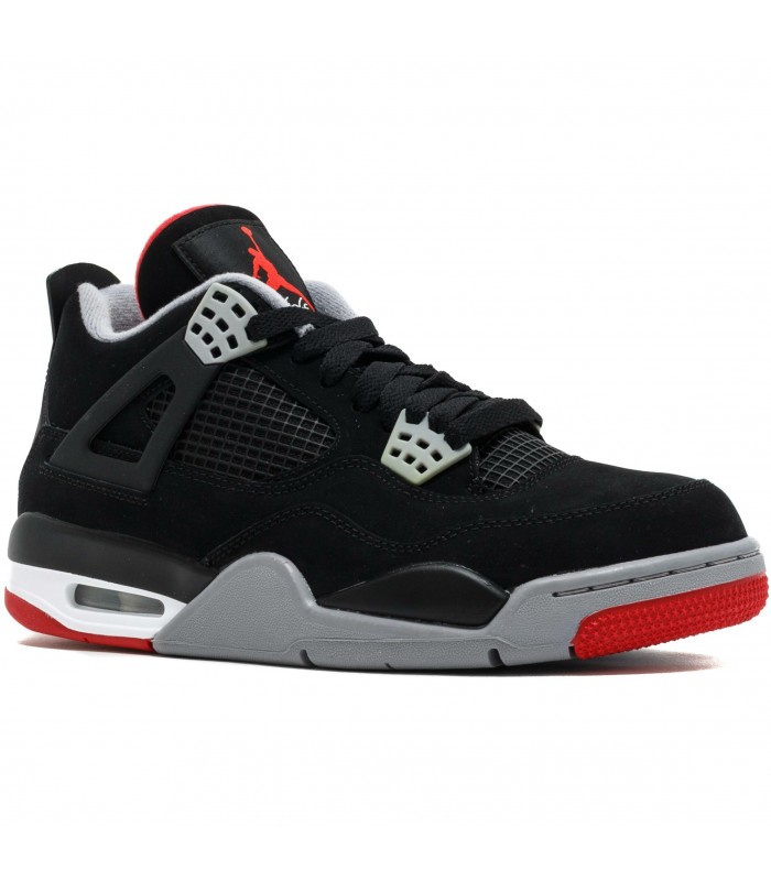 کفش بسکتبال نایک ایر جردن Air JORDAN 4 RETRO Black WR