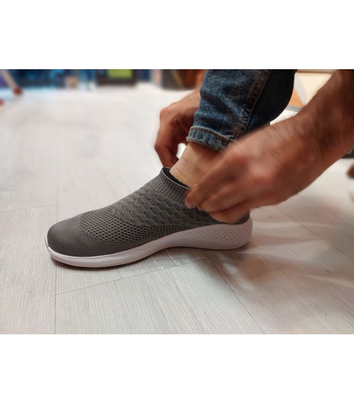 کفش پیاده روی مردانه اسکیچرز Skechers M Paris Gray