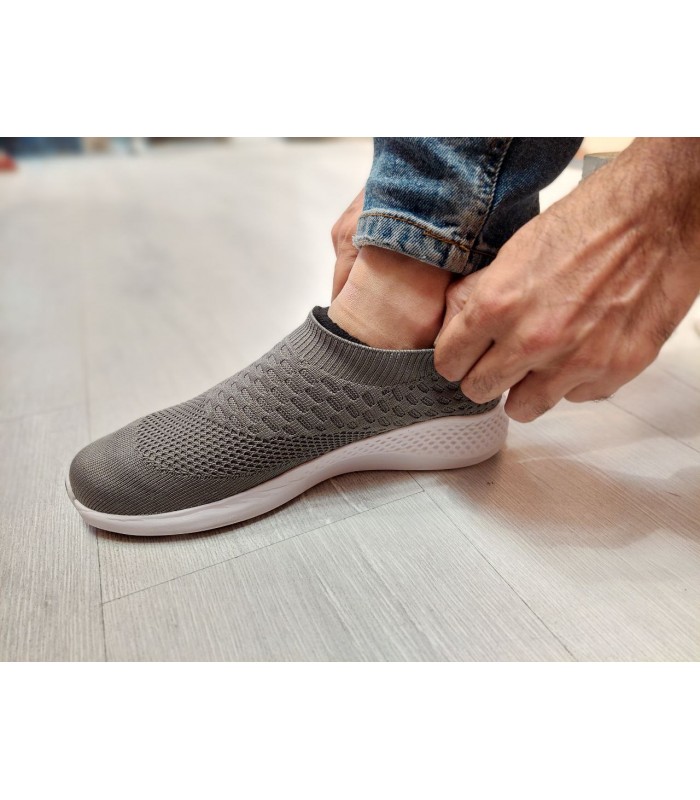 کفش پیاده روی مردانه اسکیچرز Skechers M Paris Gray